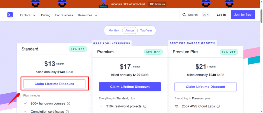 Click-on-Claim-Lifetime-discount